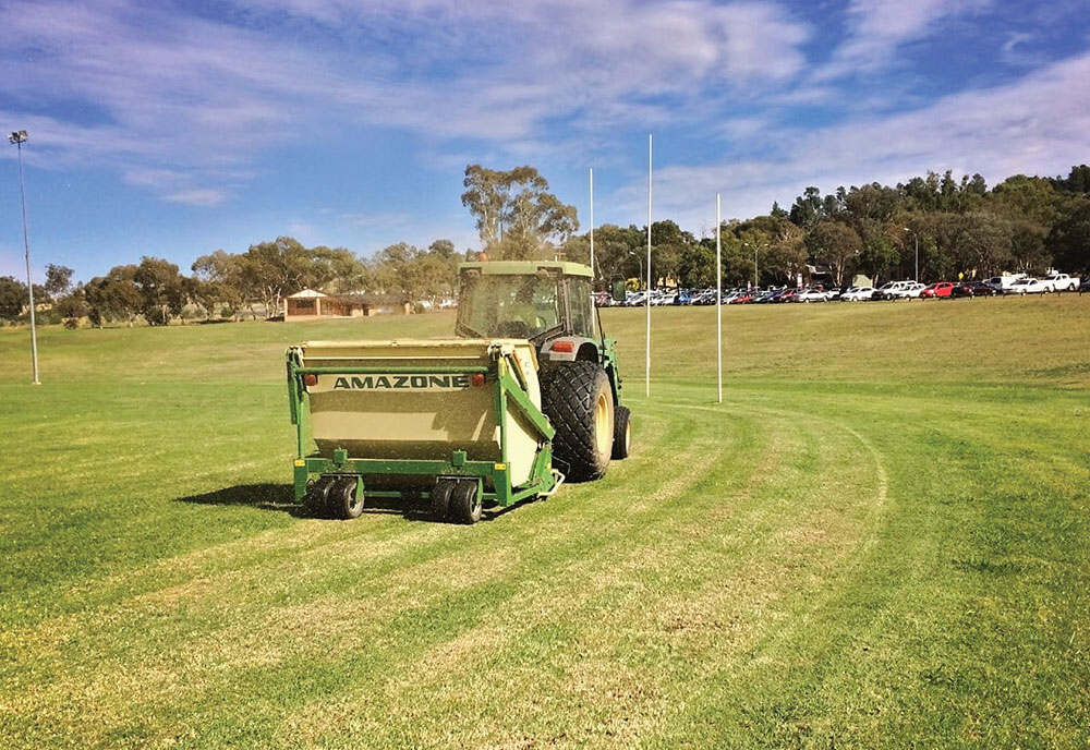 top dressing sports fields